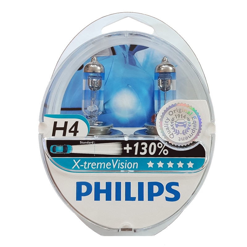لامپ خودرو فیلیپس مدل H4 X-treme Vision بسته 2 عددی