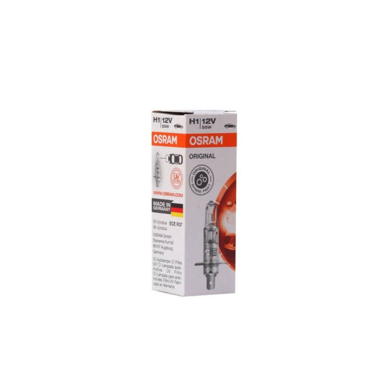 لامپ هالوژن اسرام مدل H1 12V 55W بسته 2 عددی